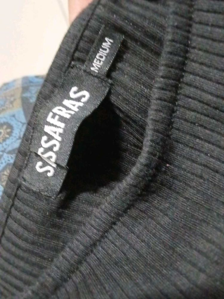 Ribbed Black Tank Top