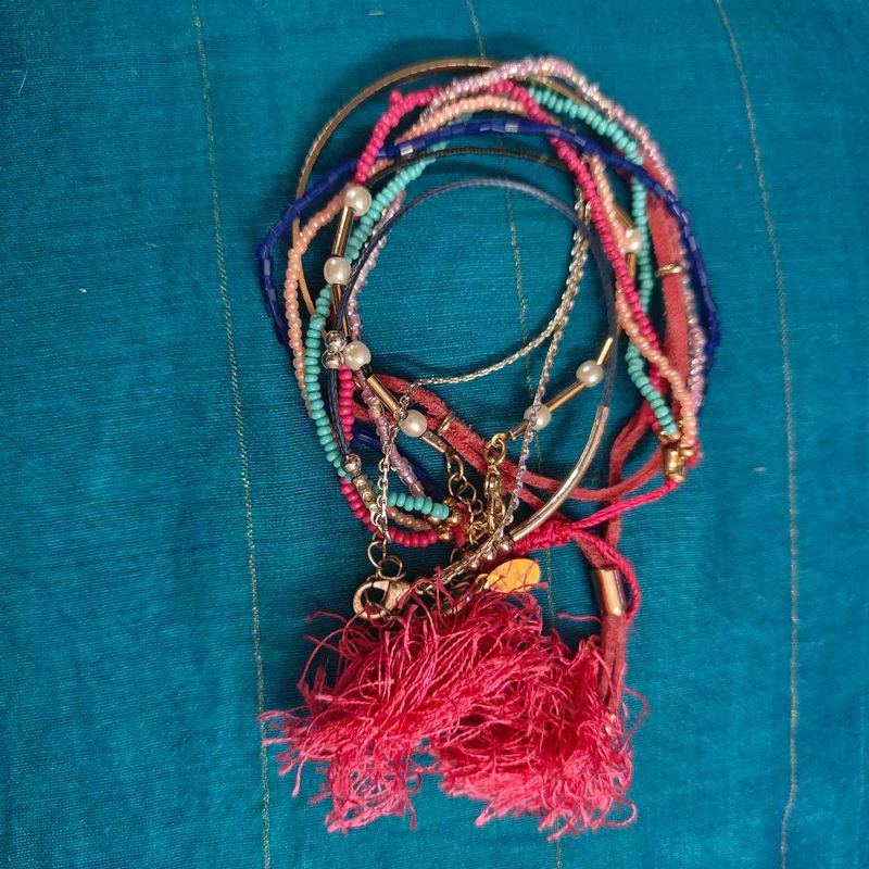 accessorize london bracelet stack