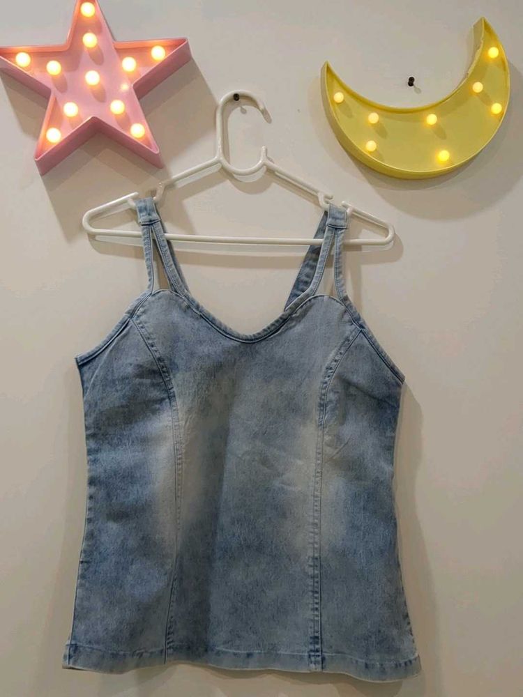 Denim Tank Top