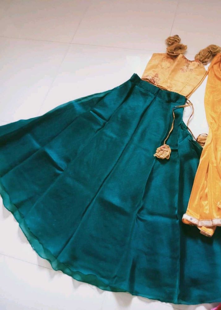 Beautiful Floral Print  lehnga choli