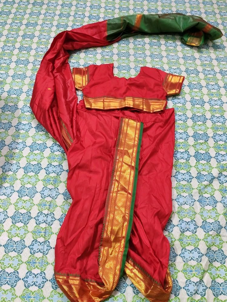 Readymade Saree (Maharashtrain) On Cash -NO COINS