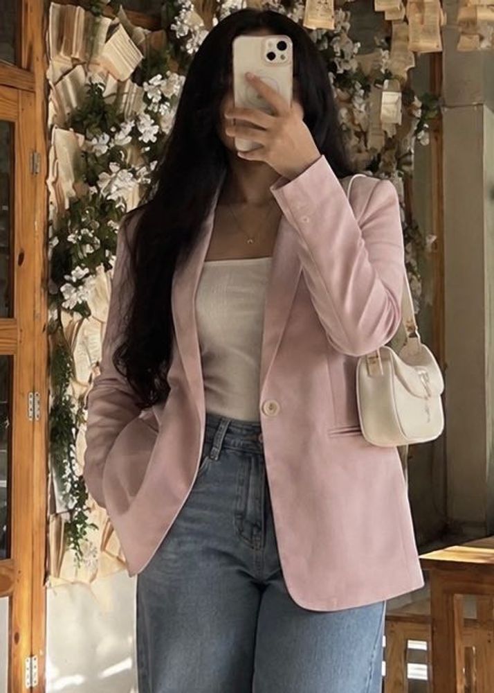 Chic Pink Blazer for Effortless Style