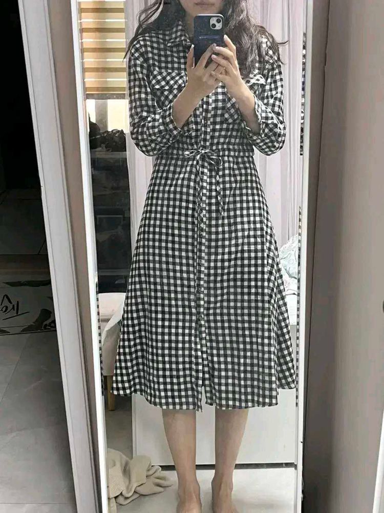 Gingham Checkered Top