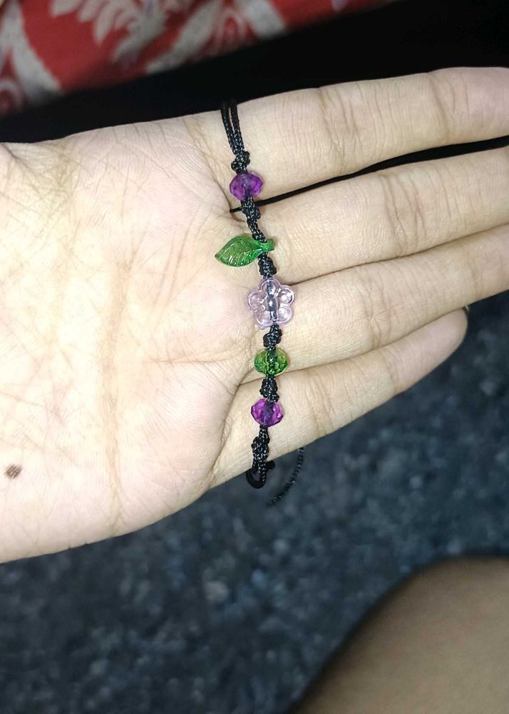 Cute Beaded Bracelet with Charms