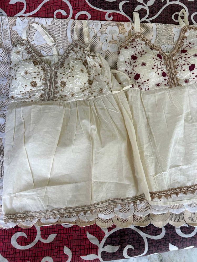 ❤️299 each Embroidered Kurta Set❤️