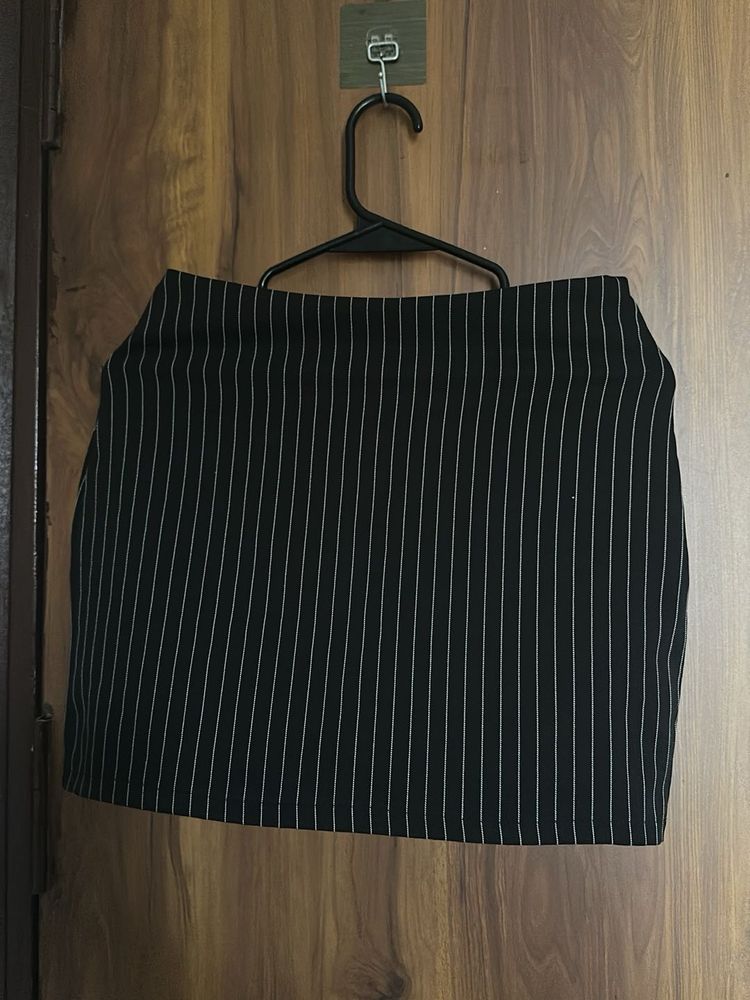 Striped Mini Skirt