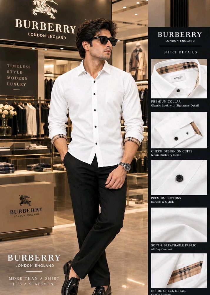🇳🇿💫🎀 BURBERRY BRAND SHIRT