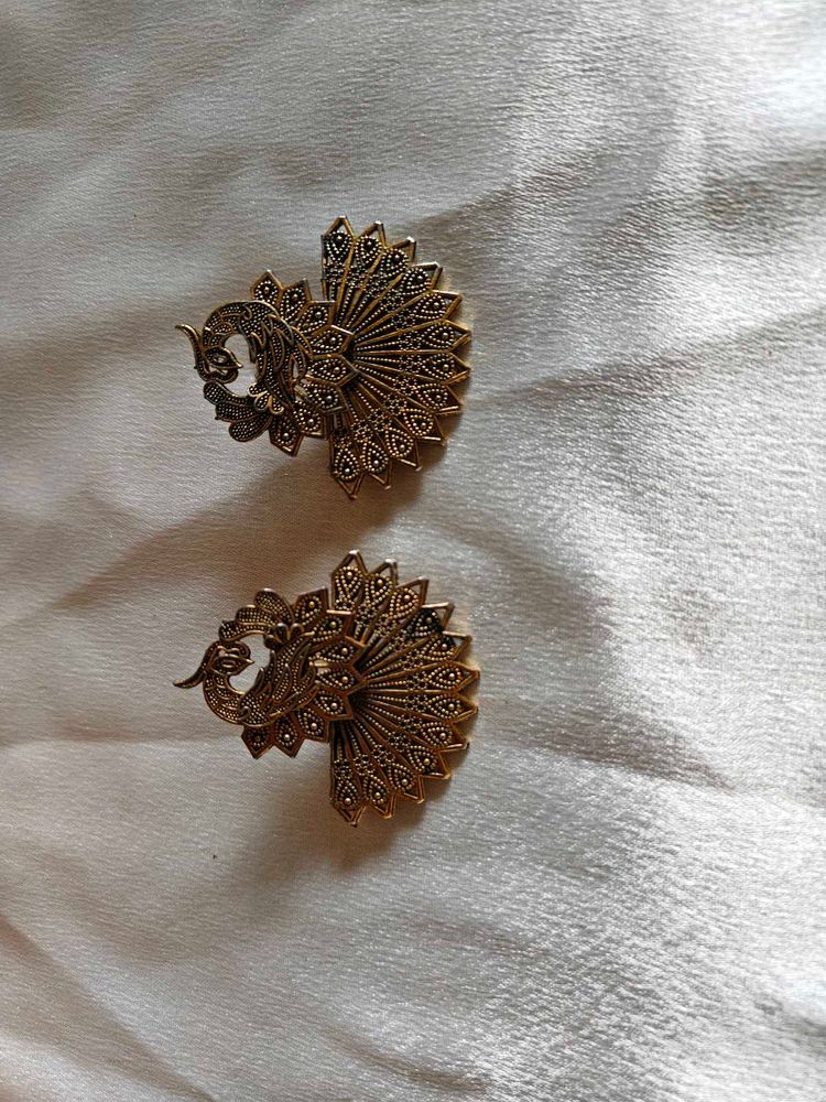 Peacock Design Earrings