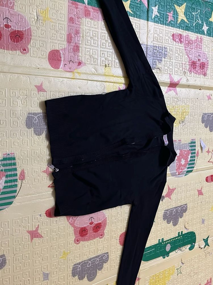 Classic Black Knit Cardigan