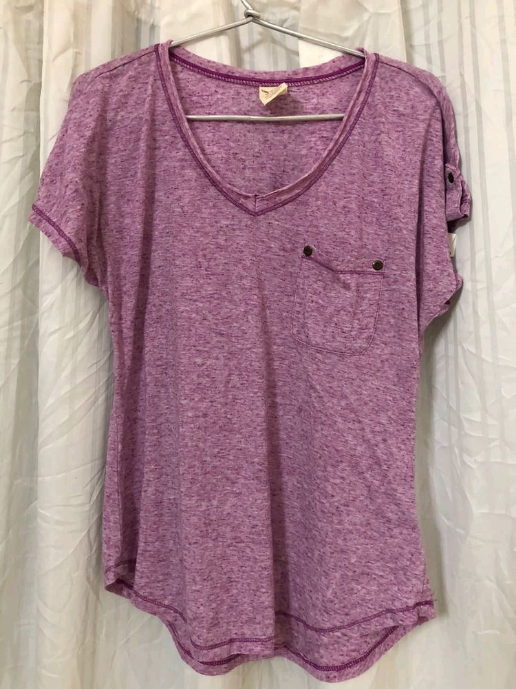 Faded Glory Women's Dolman Pocket T-Shirt