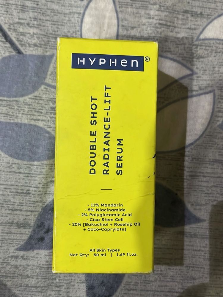 hyphen double shot radiance serum