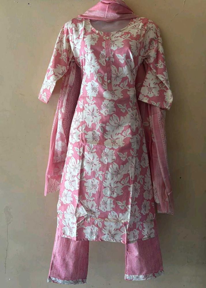 Floral Print Kurta Set