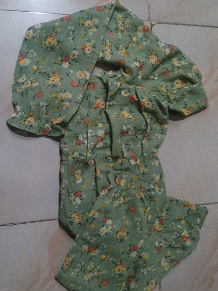 Floral Jumpsuit