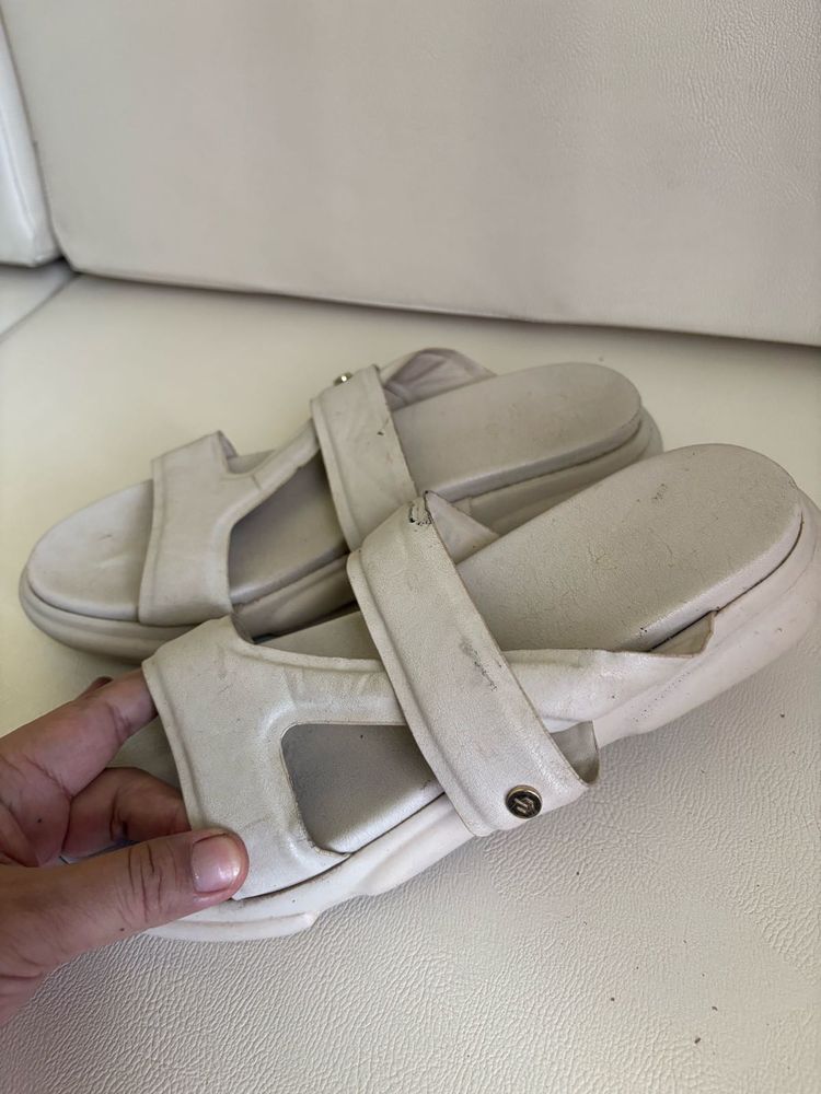 Comfortable White Sandals