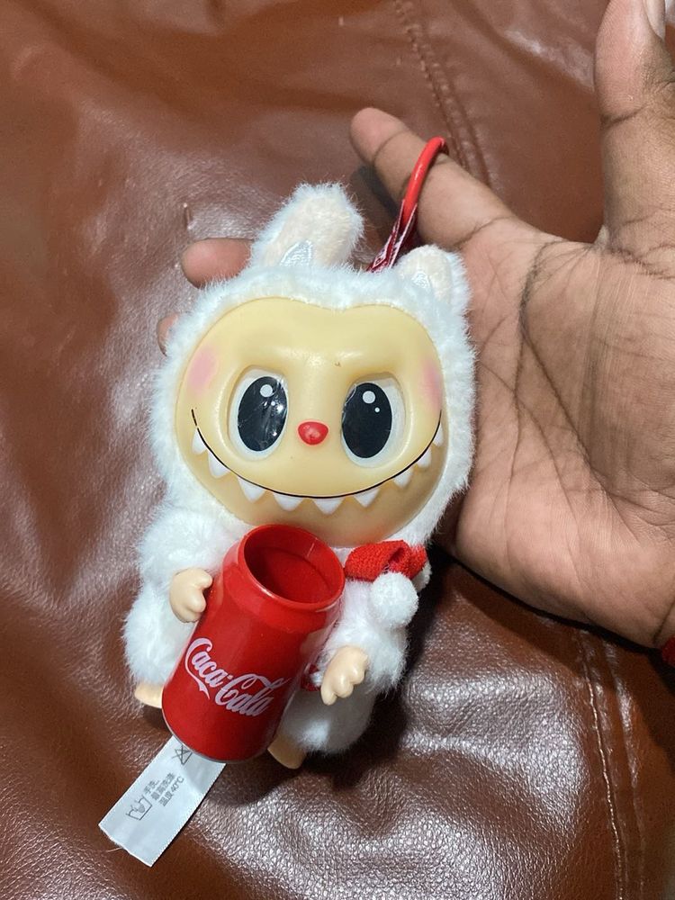 Cute Coca-Cola Labubu Keychain Toy