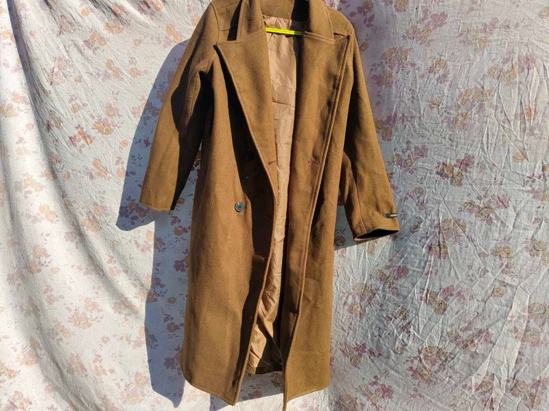 Elegant Brown Trench Coat