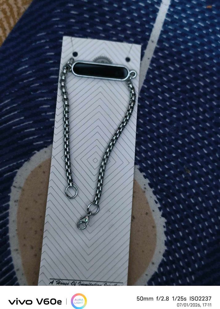 Chic Silver Chain Bracelet or ring