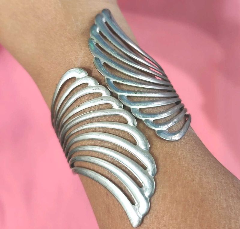 Silver-Tone Cuff Bracelet 🩶
