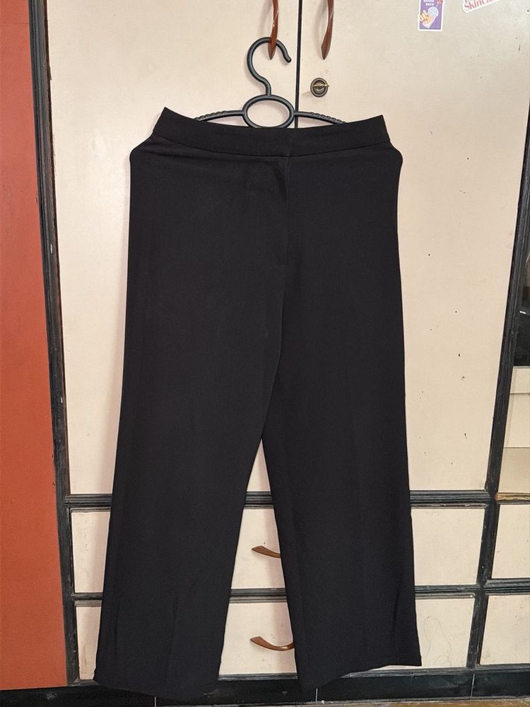 H&amp;M Classic Black Wide-Leg Pants