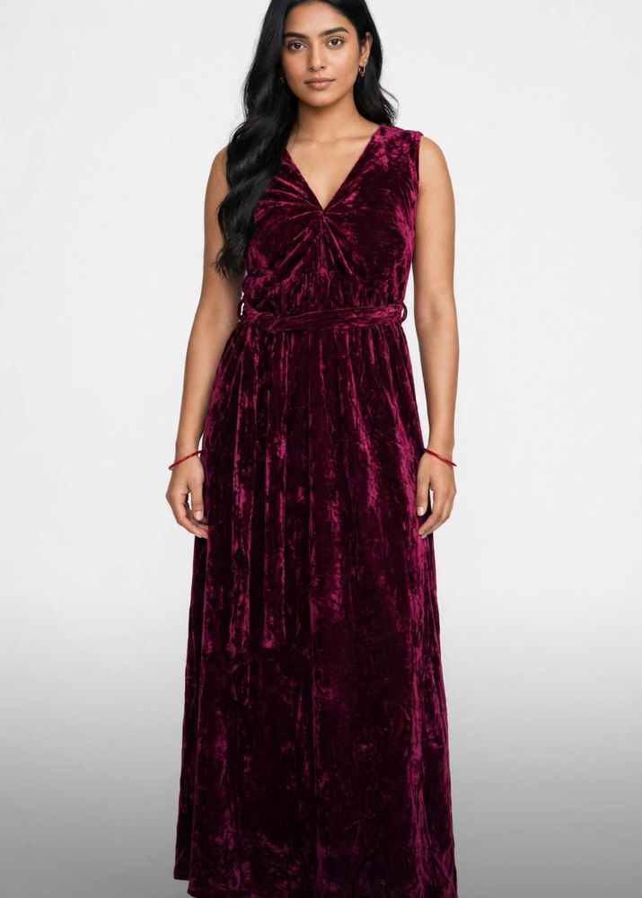 Velvet Maxi Dress