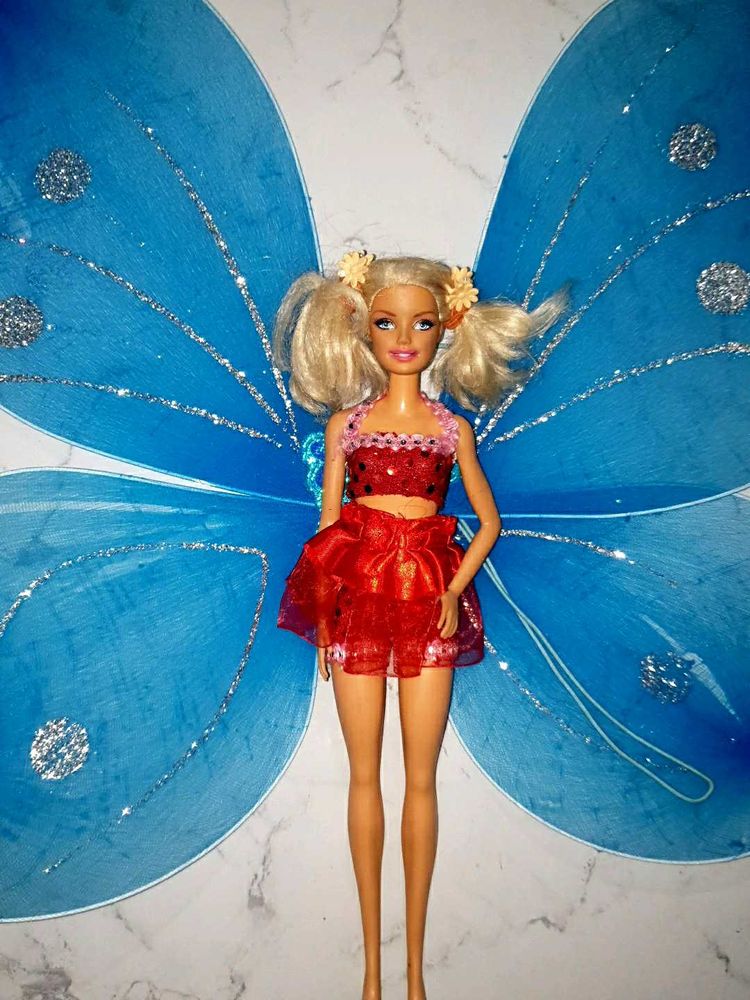 Fairy Barbie Doll with Blue Wings pack of 2