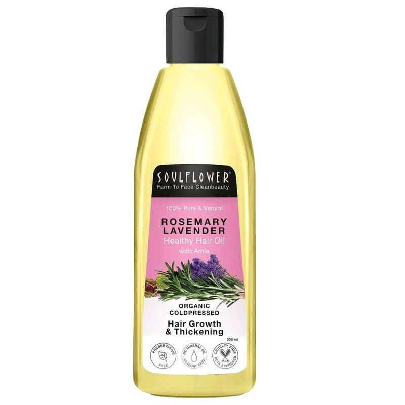 Soulflower Rosemary Lavender Hair Oil