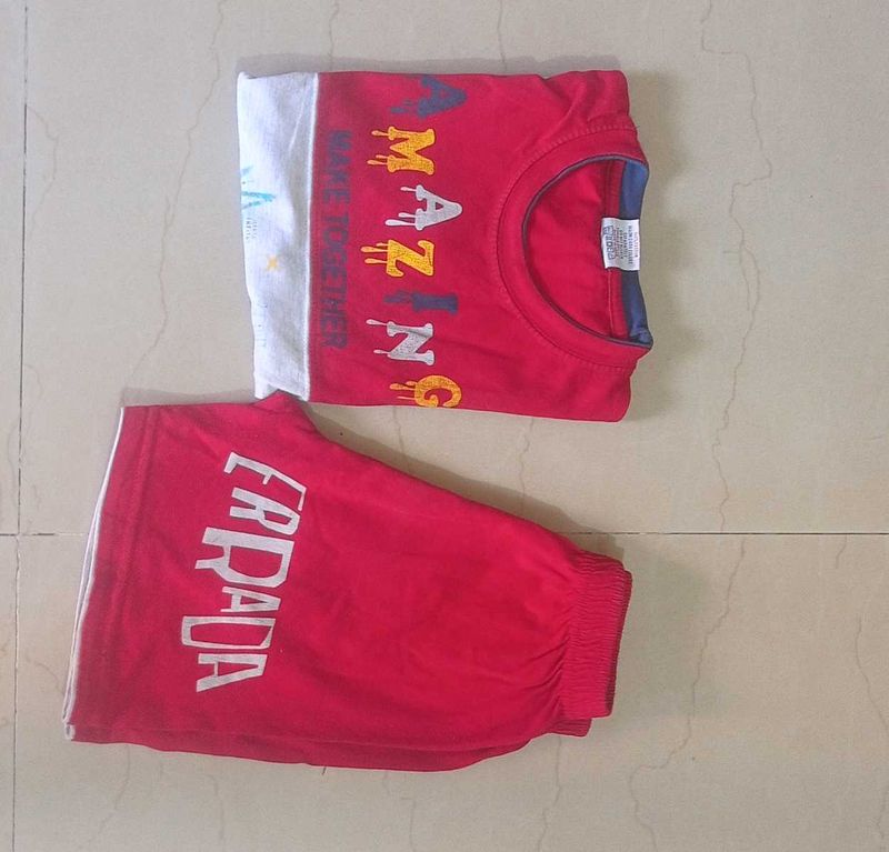 Kids Red Clothing Set