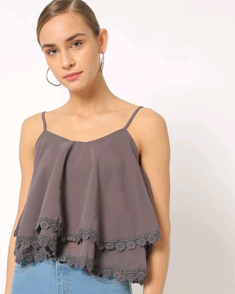 HARPA flared layered top