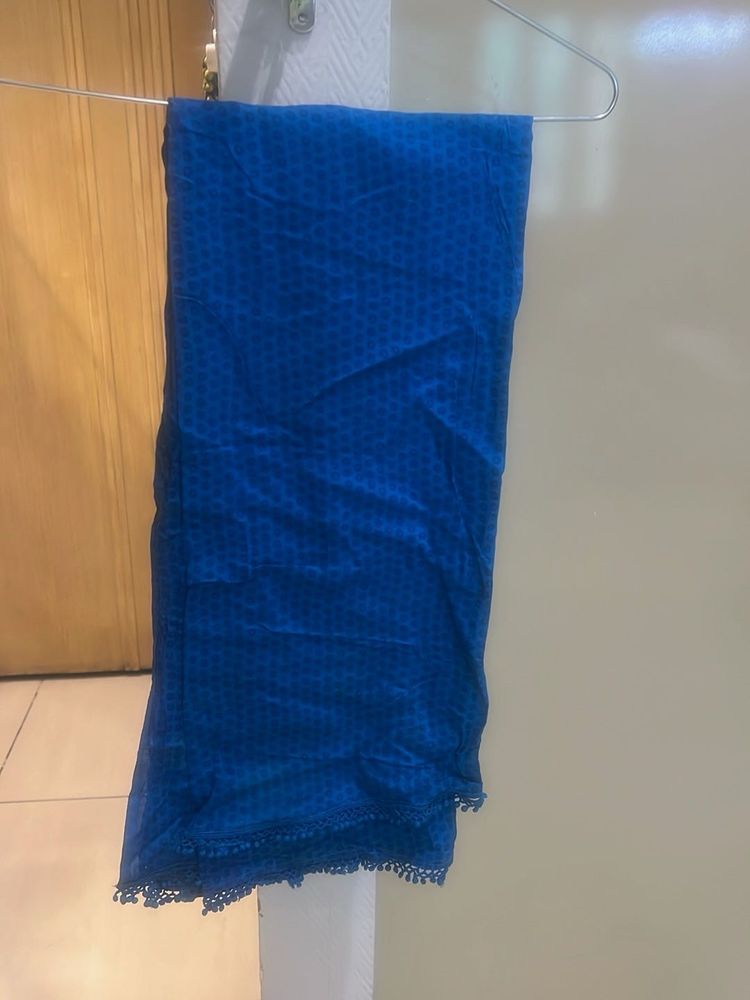 Dark Blue Dupatta