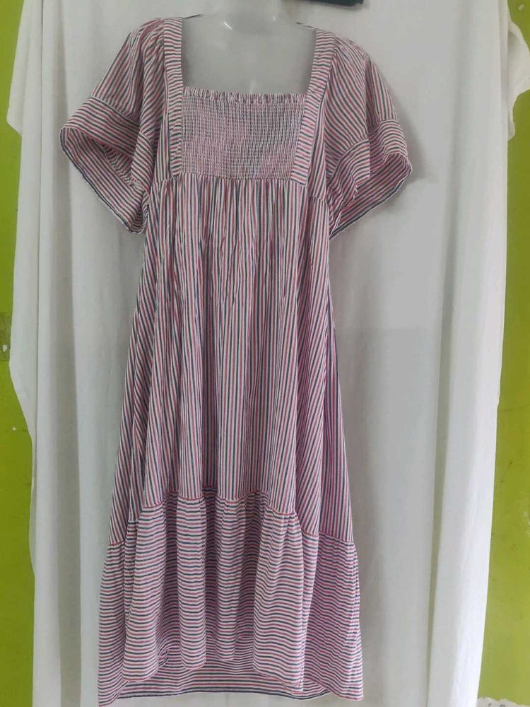 old navy Striped Smocked Tiered Dress