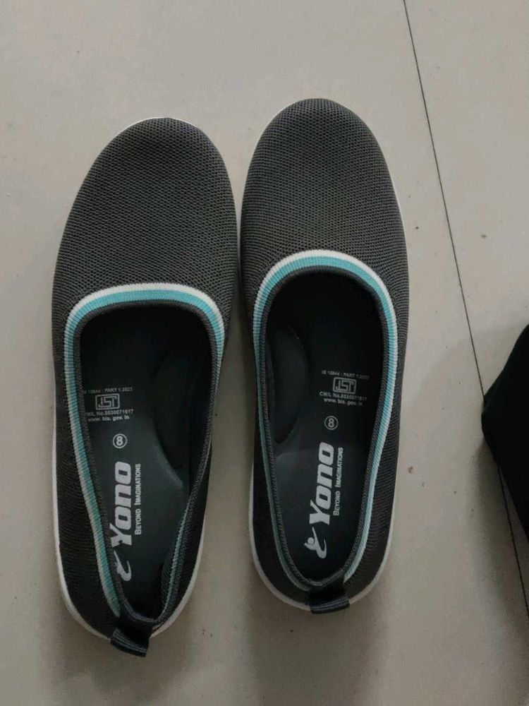 Stylish Grey YONO Slip-On Flats