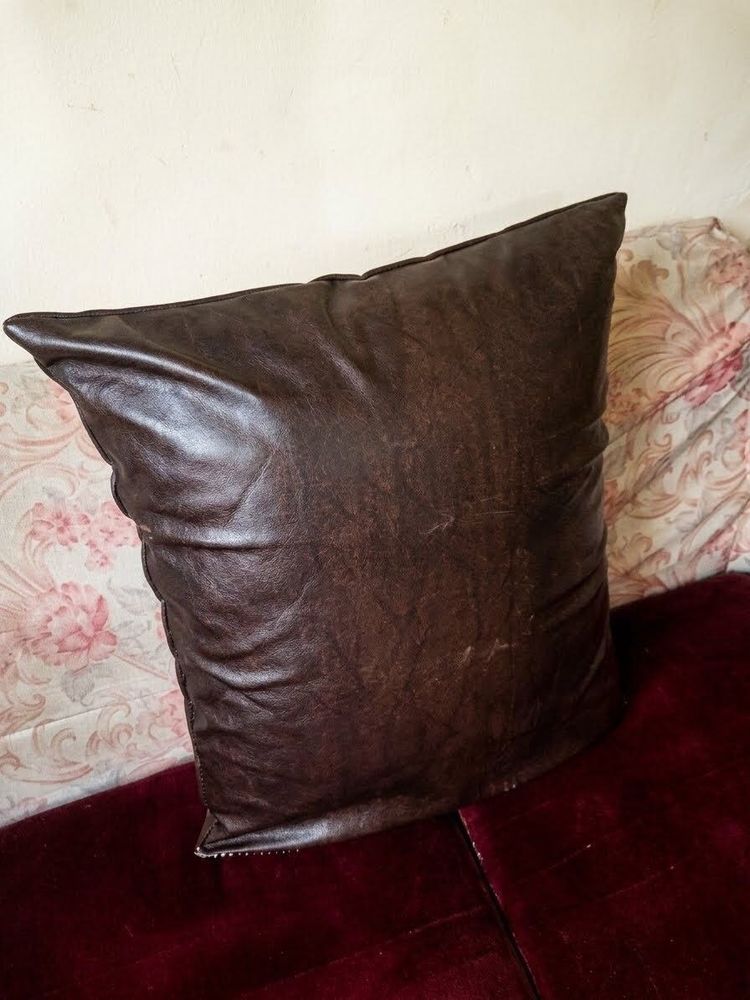 Faux Leather Big Size Cushion