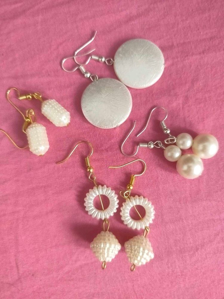 Pearl Earrings Set
