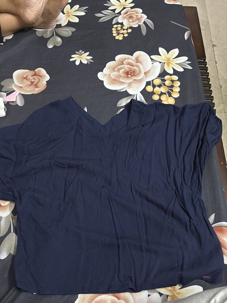 Navy Blue Top