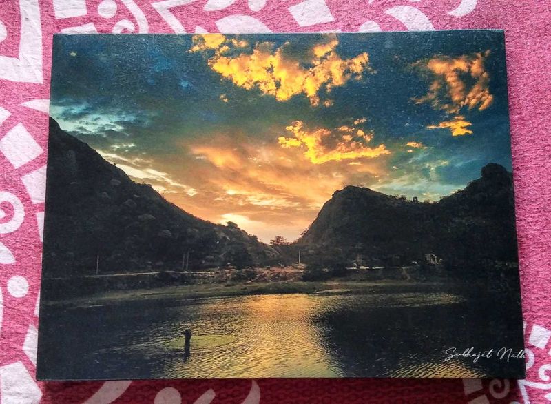 Stunning Sunset Landscape Canvas Print