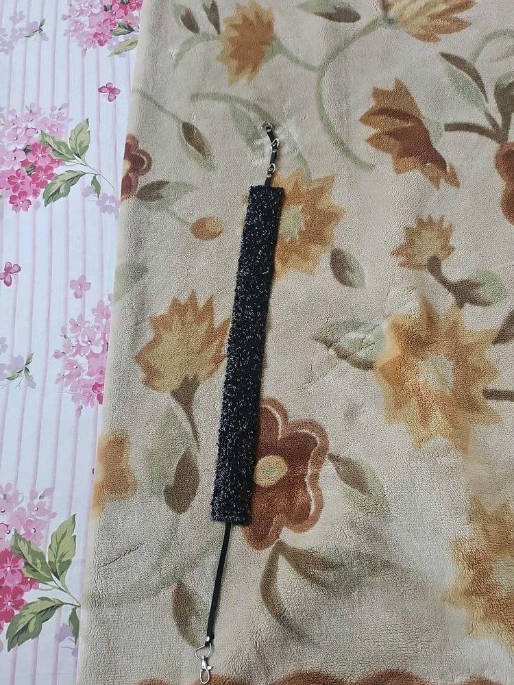 Sparkly Black Waist Chain