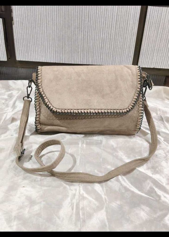 Stylish Suede Crossbody Bag
