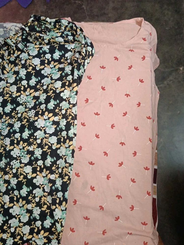 4 WOMEN Cute Floral &amp; Pink Tops Bundle