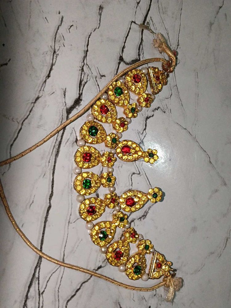 Exquisite Indian Kundan Necklace Set