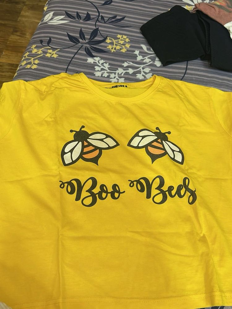 Cute Boo Bees Graphic T-Shirt