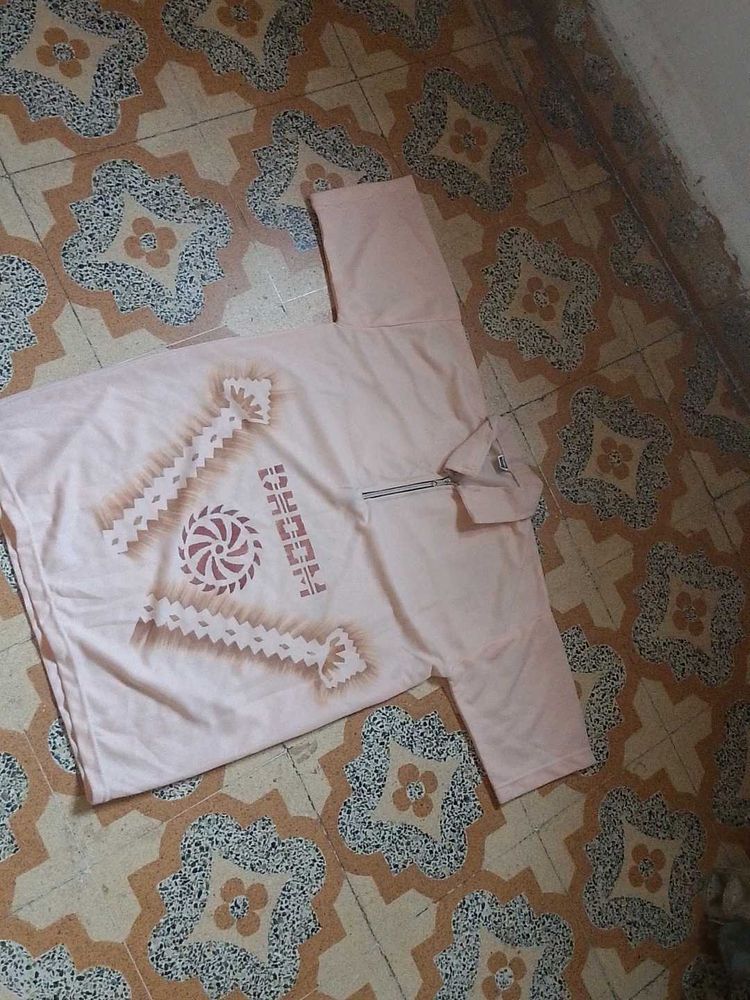 Men's Pink Graphic Print T-Shirt