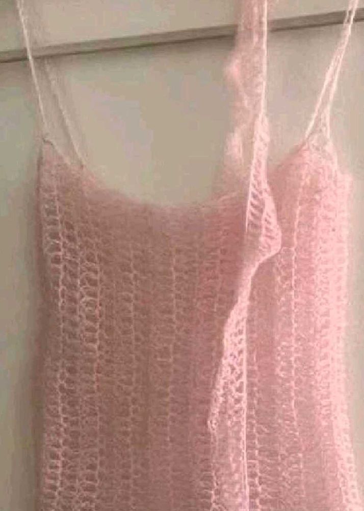 Sheer Crochet Dress