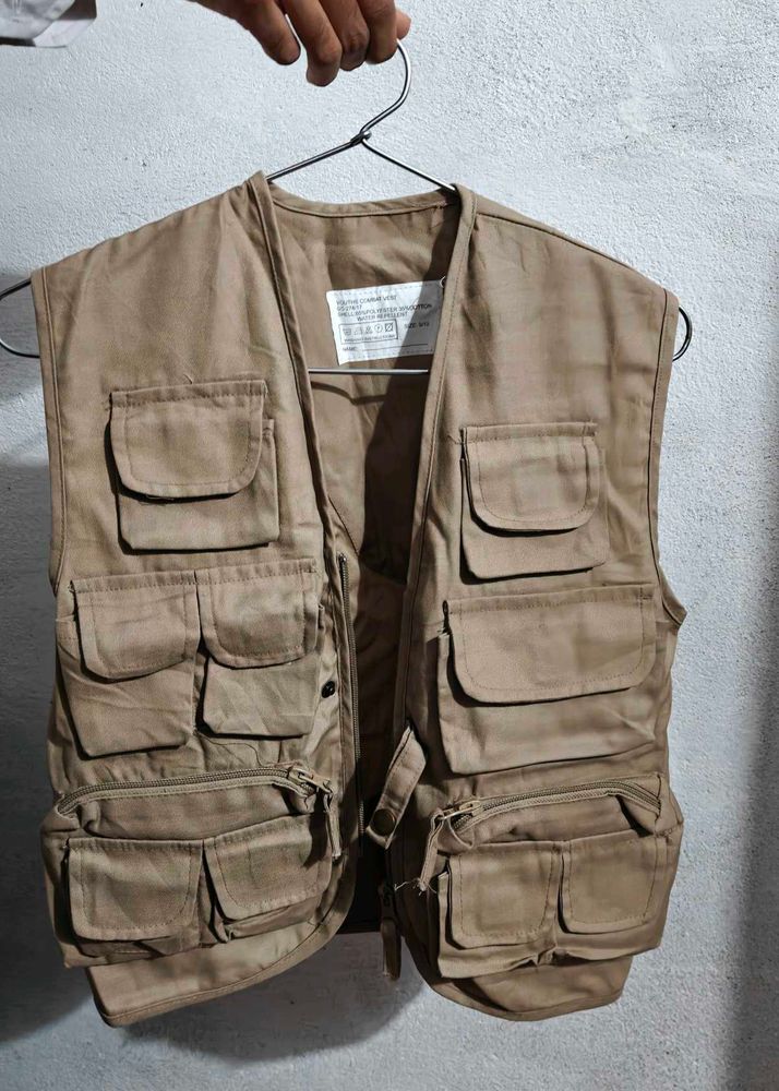Khaki Utility Vest
