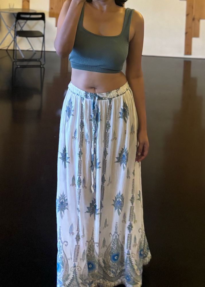 Floral Print Skirt