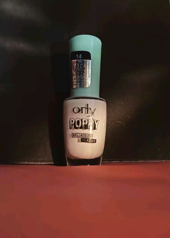 Orly POPPY Classic White Nail Lacquer