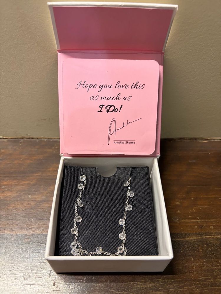 Delicate Crystal Chain Necklace