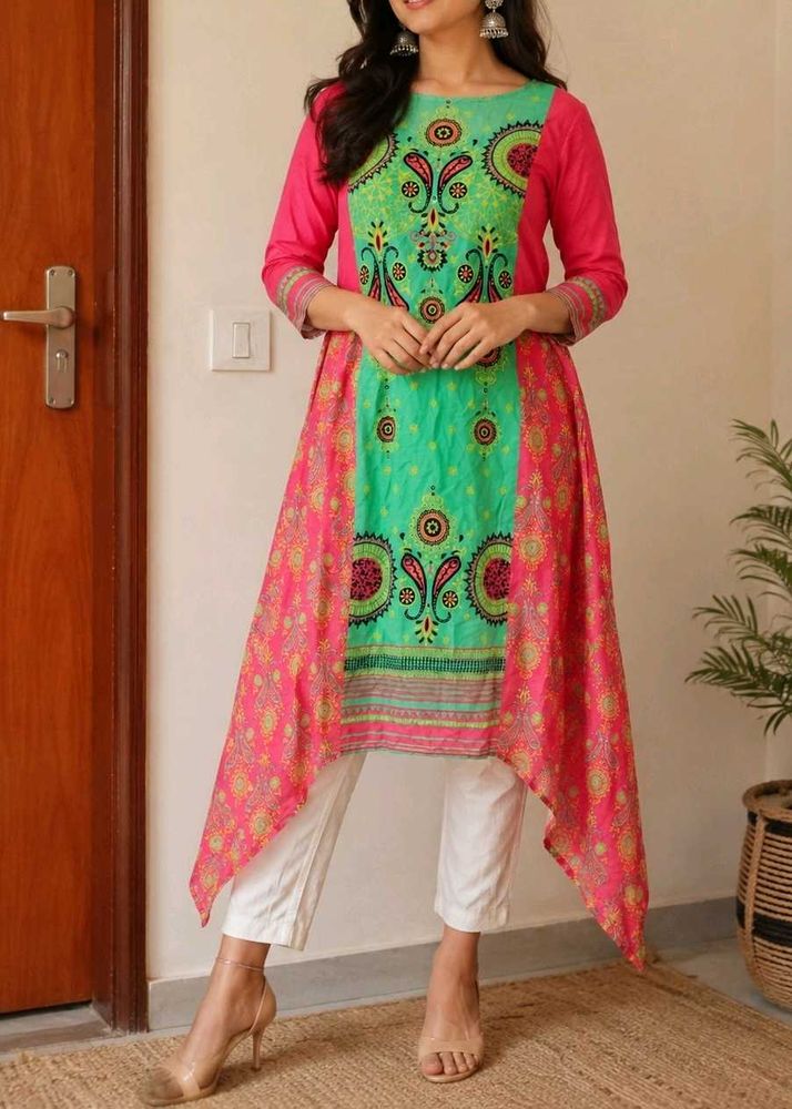 ✨ Rare Haute Curry Vibrant Designer Kurti✨