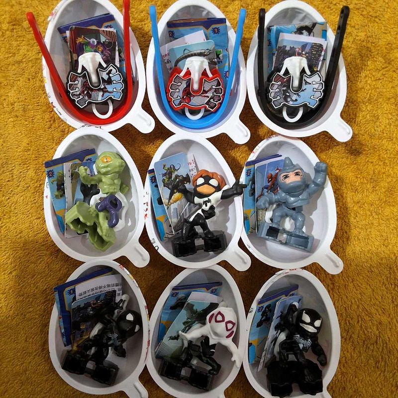 Kinder Joy×Spider-Man Edition–Combo of 6 Figures🕷