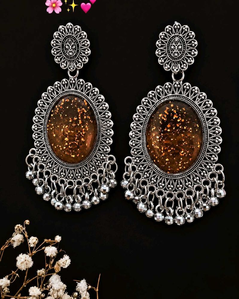 bronze resin Oxidized jhumke