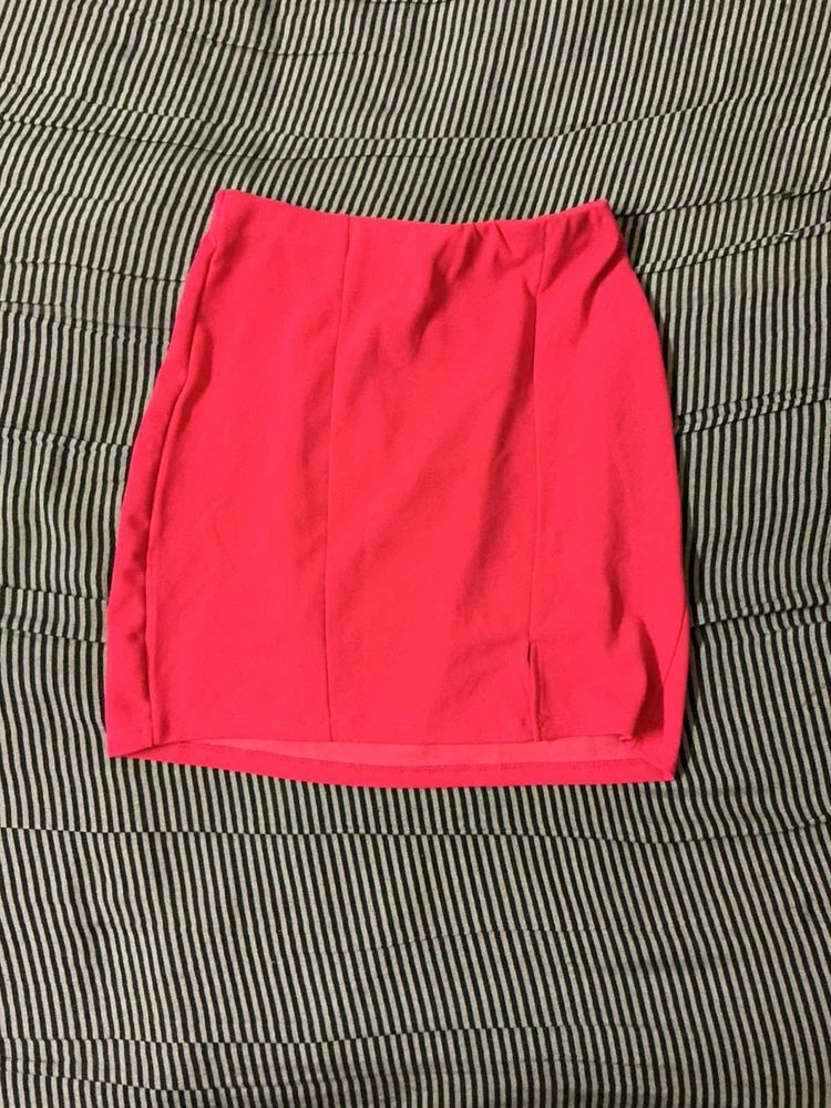 Hot Pink Mini Skirt